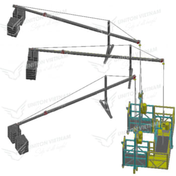 Uniton Việt Nam thiết kế, thi công sàn thao tác chữ U